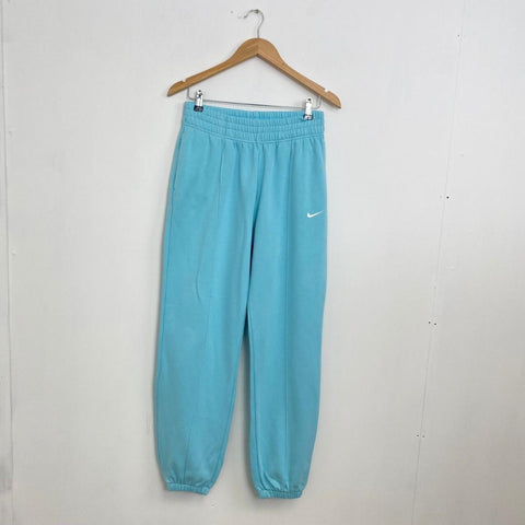 Nike Sportswear Fleece Pants Joggers Sweatpants Womens Size S Light Blue Comfort - Stock Union