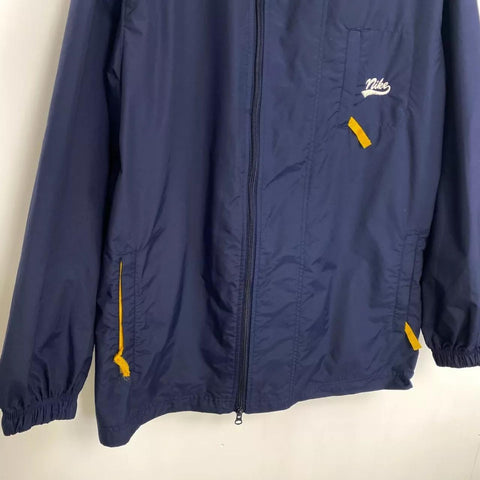Vintage Nike Full-Zip Jacket Mens Size L [Runs Big] Navy Windbreaker Lightweight
