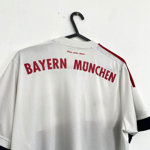Adidas Bayern Munich 2015-16 Away Shirt Mens Size M Jersey Munchen White AH4790
