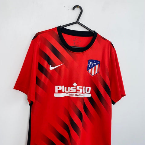 Nike Atletico Madrid Pre-Match Training Shirt Mens Size L Red Jersey AO7543-601