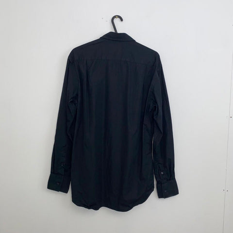 Vivienne Westwood Long-Sleeve Formal Shirt Mens Size 48 / M Black Orb Button-Up.