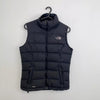 Vintage The North Face Puffer Gilet 700 Down Vest Womens Size XS Faded Black TNF