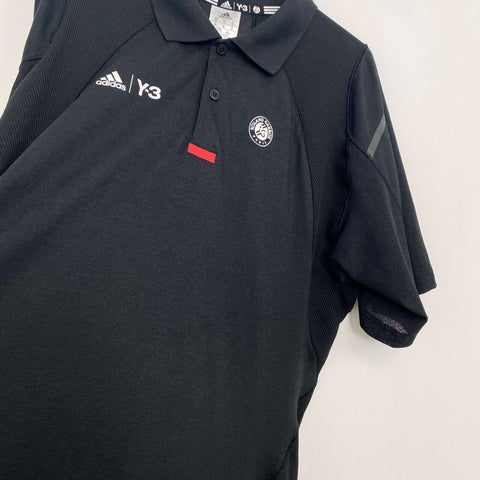 Adidas Polo Shirt Roland Garros Y3 Sport Top Mens Size XL Black AP4316