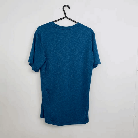 Nike Training Breathe Hyper Dry Top T-Shirt Mens Size S Blue Athletic Summer.