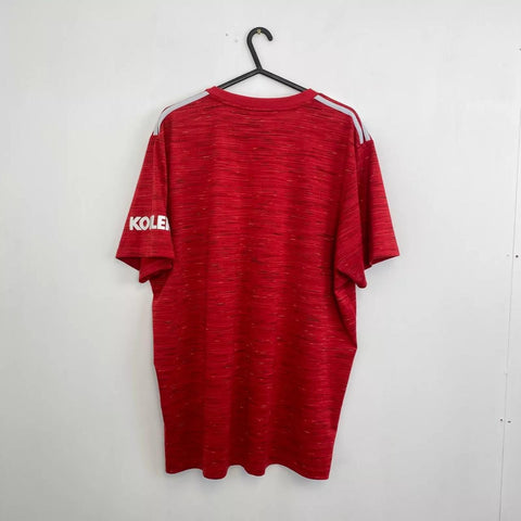 Adidas Manchester United 2020-21 Home Shirt Mens Size XL Red Football ManU Jersey