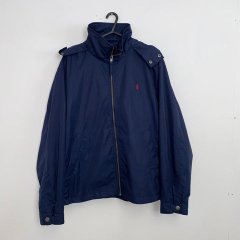 Polo Ralph Lauren Windbreaker Full-Zip Jacket Mens Size M Navy Golf Outdoor - Stock Union