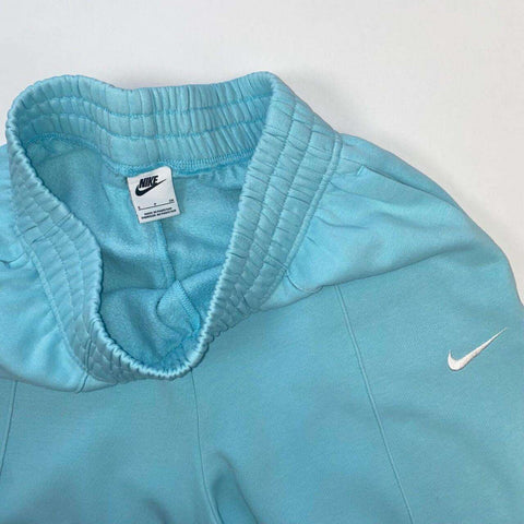 Nike Sportswear Fleece Pants Joggers Sweatpants Womens Size S Light Blue Comfort - Stock Union