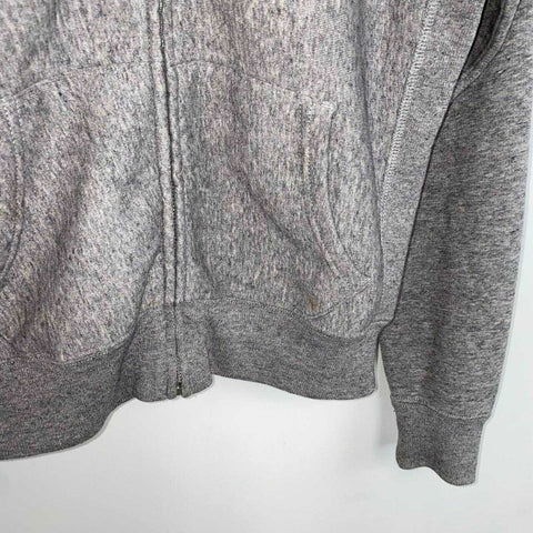 Polo Ralph Lauren Basic Full-Zip Hoodie Womens Size XS Grey Logo Track Lounge. - Stock Union