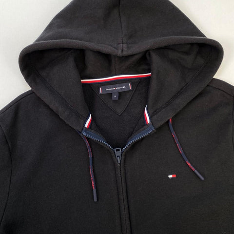 Tommy Hilfiger ASOS Exclusive Full-Zip Lounge Hoodie Mens Size M Black Spell Out