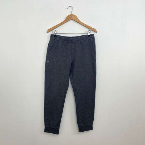 Lacoste Sport Basic Joggers Sweatpants Mens Size L Grey Tapered Slim Casual.