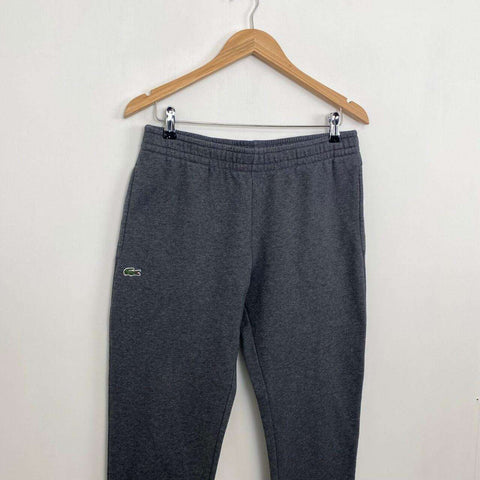 Lacoste Sport Basic Joggers Sweatpants Mens Size L Grey Tapered Slim Casual.