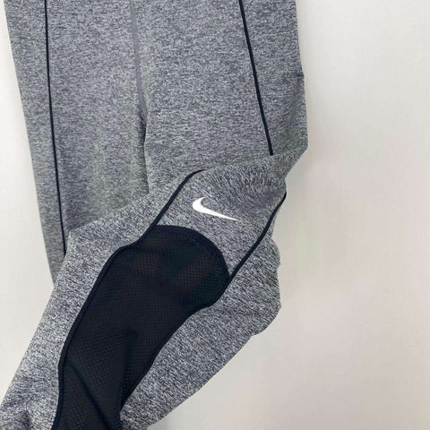 Nike Pro Women's Tights Training Leggings Size S Grey Black Sports Gym Run.