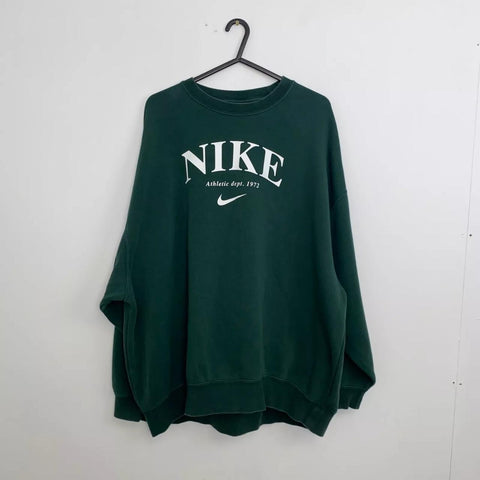 Nike Sportswear Phoenix Spellout Women's Very Oversized Sweatshirt Size XS Green