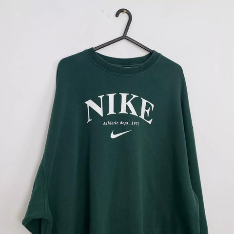 Nike Sportswear Phoenix Spellout Women's Very Oversized Sweatshirt Size XS Green