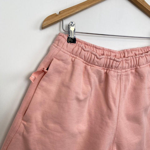Nike Lab NRG Solo Swoosh Fleece Shorts Mens Size S Pink Heavyweight .
