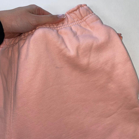 Nike Lab NRG Solo Swoosh Fleece Shorts Mens Size S Pink Heavyweight .