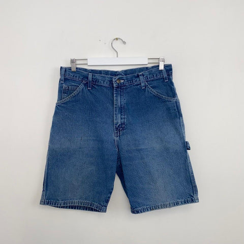 Vintage Dickies Carpenter Denim Shorts Mens Size 32 Blue Jeans Jorts Summer.