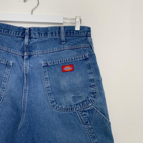 Vintage Dickies Carpenter Denim Shorts Mens Size 32 Blue Jeans Jorts Summer.