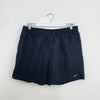 Nike Men's Swimming Volley 5 inch Swim Shorts Size XL Black Swoosh Pockets Track
