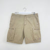 Vintage Nike Cargo Shorts Mens Size 34 [Fit as 36] Beige Outdoor Retro Swoosh.