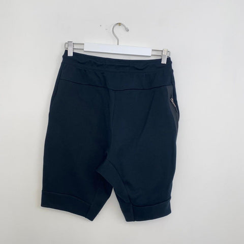 Nike Tech Fleece Sweat Shorts Mens Size S Black Casual Summer Swoosh Logo.