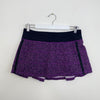 Lululemon Pace Rival Skirt II Skort Womens Size 8 Reg Violet Black Multi Sports.