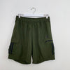 Adidas Woven Cargo Shorts Mens Size L Khaki Green Utility Field Summer.