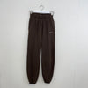 Nike Basic Joggers Sweatpants Womens Size S Brown Lounge Fleece Pant Trousers.