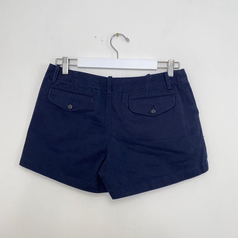 Ralph Lauren Sport Casual Summer Shorts Womens Size 6 / W30 Navy Embroidered