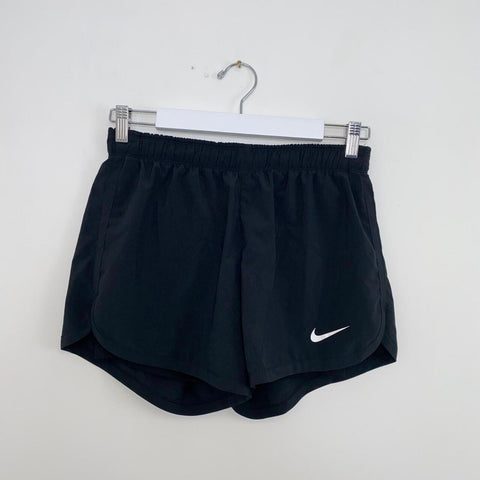 Nike Flex 2 in 1 Running Shorts 4” Womens Size M Black Sports Athletic Track.