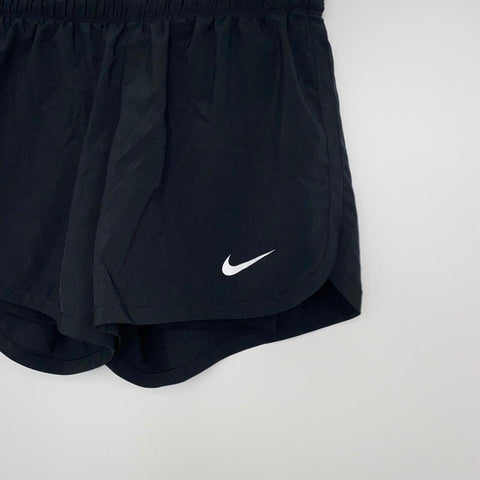 Nike Flex 2 in 1 Running Shorts 4” Womens Size M Black Sports Athletic Track.