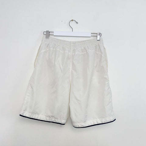 Vintage Umbro Woven Shorts Mens Size XL White Summer Logo Sports Pockets Retro.