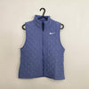 Nike Womens Aerolayer Running Gilet Vest Size S Blue Body Warmer Sports Athletic