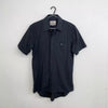 Vivienne Westwood Mens Short-Sleeve Formal Shirt Size 48 / M Black Orb Button-Up