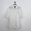 Polo Ralph Lauren Mens Seersucker Shirt Size XXL White Holiday S/S Untucked Fit