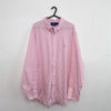 Polo Ralph Lauren Mens Long-Sleeve Button-Up Shirt Size 17.5 / XL Pink Striped.