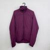 Preowned Lululemon Womens Jacket Size US8 / UK10-12 Purple Plum Run For Cold Pimaloft.