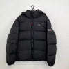 Tommy Hilfiger Jeans Mens Down Padded Puffer Jacket Hooded Size M Black Winter