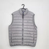 Preowned Polo Golf Ralph Lauren Mens Lightweight Down Puffer Gilet Vest Size L Grey Logo.