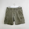 Vintage Wrangler Mens Cargo Shorts Size 36 Olive Green Jorts Workwear Summer.