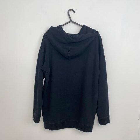Allsaints Nia Knit Hoodie Basic Womens Size S [Would fit M] Black Oversized. Wool Knitted cuffs and hem.