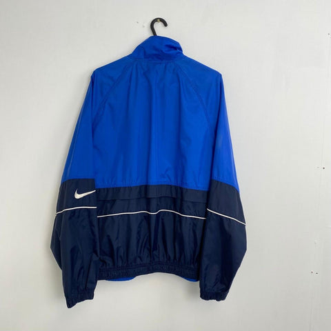 Vintage Nike Windbreaker Jacket Lightweight Mens Size M Blue/Navy Retro Swoosh. - Stock Union