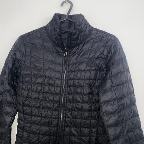 The North Face ThermoBall Jacket Quilted Womens Size M Black Puffer TNF - Stock Union