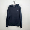 Preowned Jordan Essential Mens Fleece Pullover Hoodie Size M Black Jumpman Basic