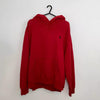 Polo Ralph Lauren Basic Hoodie Mens Size M Red Pullover Embroidered Logo