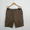 Vintage Nike Cargo Shorts Mens Size XL W36-W38 Brown Zip Fly Rare Retro Summer.